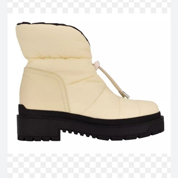 NWT Guess Women’s Leeda 2 Cold Weather Winter Snow Boots Ivory Size 9 - Picture 6 of 16